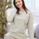 Vorschaubild Damen Langarmshirt Ringel