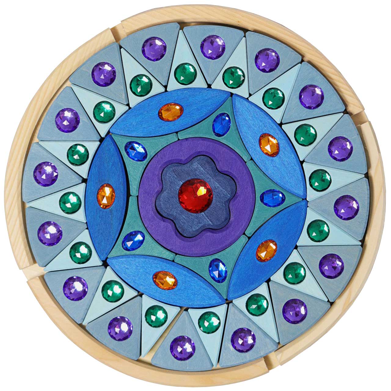 Kleines Glitzermandala