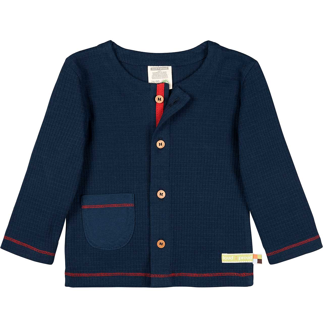 Leichte Strickjacke Waffelstruktur