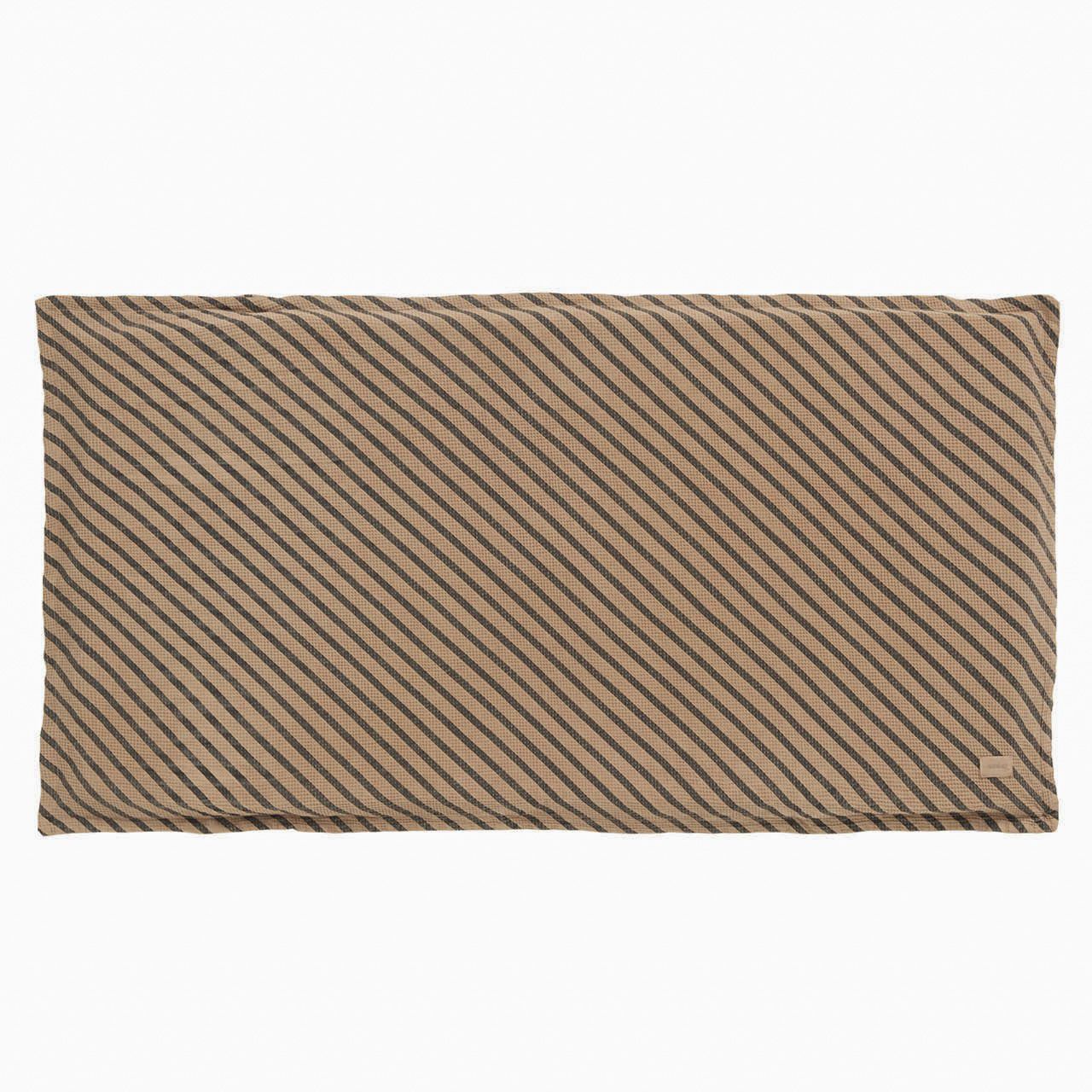 Bodenmatratze 60x120x4 cm braun gestreift