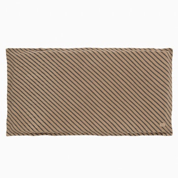 Bodenmatratze 60x120x4 cm braun gestreift