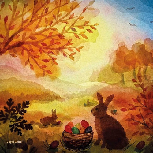Vogel Geluk - Osterkörbchen nur die FOLIE