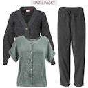 Vorschaubild Lockere Damen Musselin Bluse