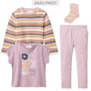 Vorschaubild Edle Leggings Veilchen rosa