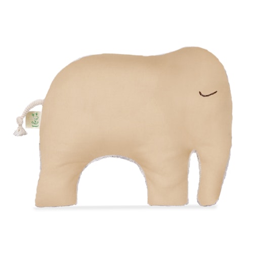 Kuschelkissen 1 Elefant beige 19 x 25 x 4,5 cm