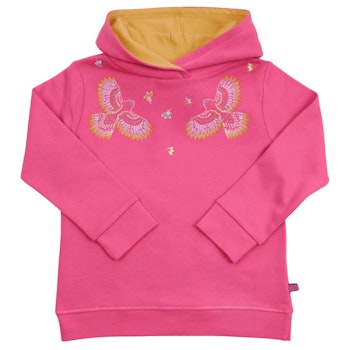 Kapuzenpullover Vogel-Design pink