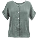 Vorschaubild Lockere Damen Musselin Bluse