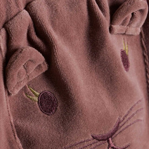 Weiche Velour Hose Tiermotiv