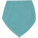 Vorschaubild Dreiecktuch Musselin blass blau-grau -  gross 1-3 Jahre