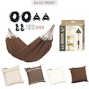 Vorschaubild Kinder Hängematte 200x140 cm Bio Hammock arabica