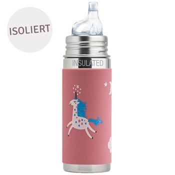 Isolierte Flasche Trinklernaufsatz Einhorn ab 6 M 260 ml