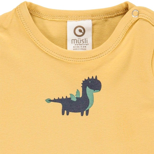 Dehnbares Langarmshirt Drache