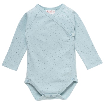 Edler Rippe Wickelbody rosa