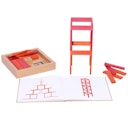 Vorschaubild Steine Buch und Farben 40er Set (rot/orange)