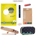 Vorschaubild Staufen Green Schulblock blanko – Lineatur 20, DIN A4