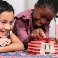 120er Box blau, rosa, rot, 120 Plättchen