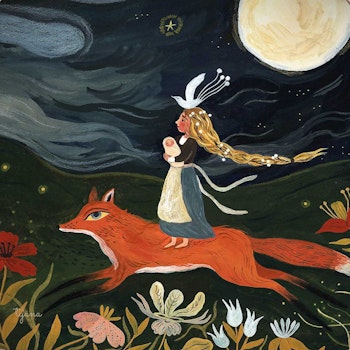Silhouette Tijana Draws - Fox Mother Silhouette