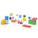 Vorschaubild Bauspiel Holzzug – 17 tlg + Schnur