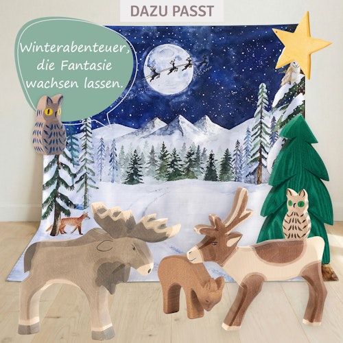 Ostheimer Tanne groß - Holzbaum 24,5 cm