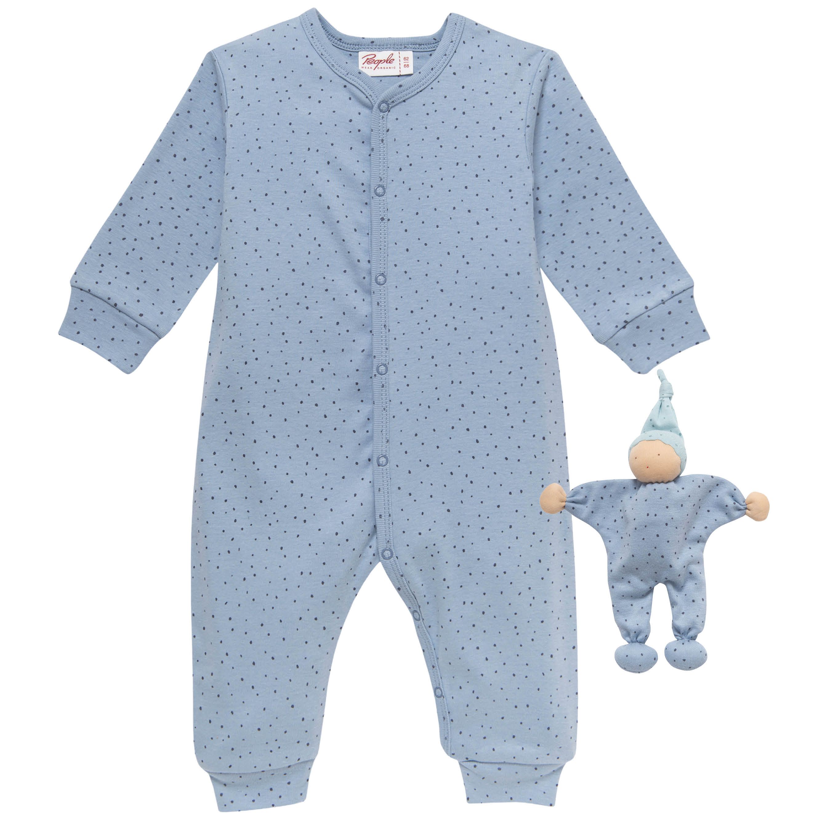 Strampler People Wear Organic langarm Motiv