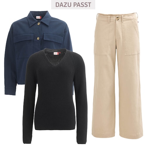 Weicher Damen Strickpullover V-Ausschnitt