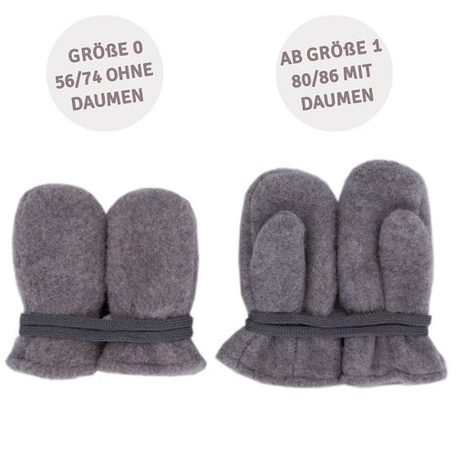 Handschuhe Pure Pure Fleece Schurwolle Uni