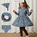 Vorschaubild Kleid Maxomorra langarm Motiv