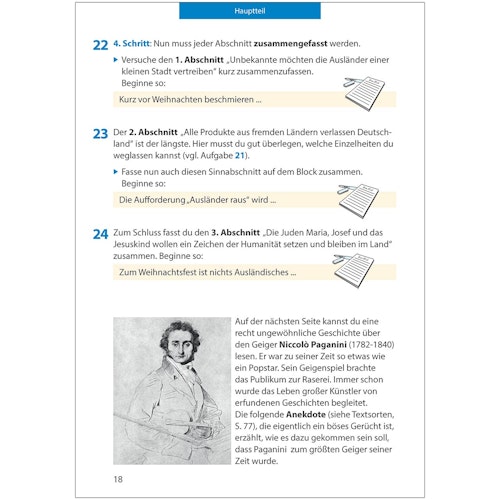 Übungsheft Aufsatz „Inhaltsangabe“ 7. bis 9. Klasse