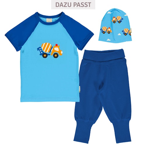 Sweat Freizeithose mit breiten Bündchen