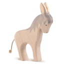 Vorschaubild Esel stehend Holzfigur 12 cm