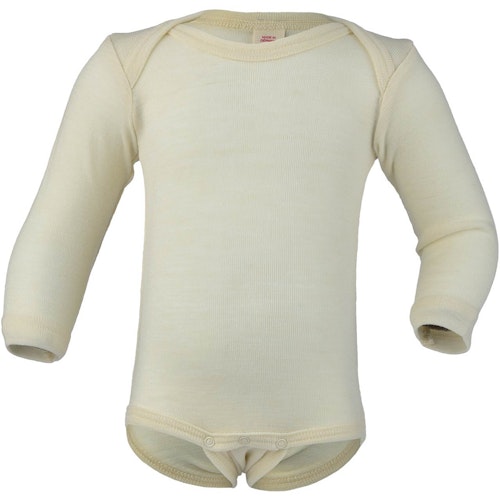 Wolle Seide Body langarm