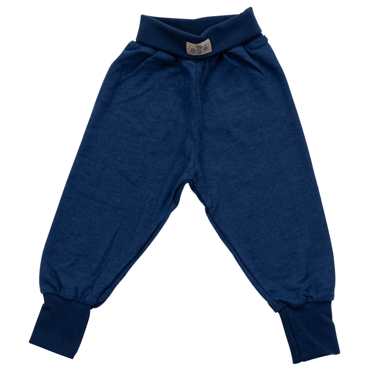 Babyhose Wolle Seide breite Bündchen