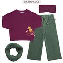Vorschaubild Sweatshirt Pferde lila