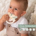 Vorschaubild 5 Sinne (Schmecken) - Beißring Blätter / Naturkautschuk