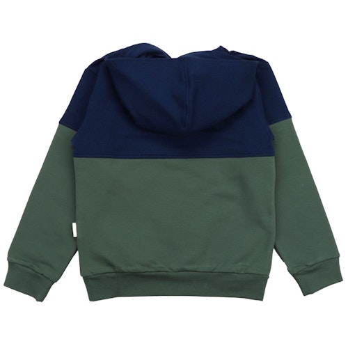Zweifarbiger Hoodie Sweat
