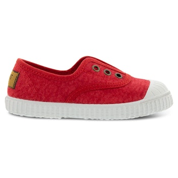 Blaue Canvas Sneaker mit Naturkautschuk-Sohlen