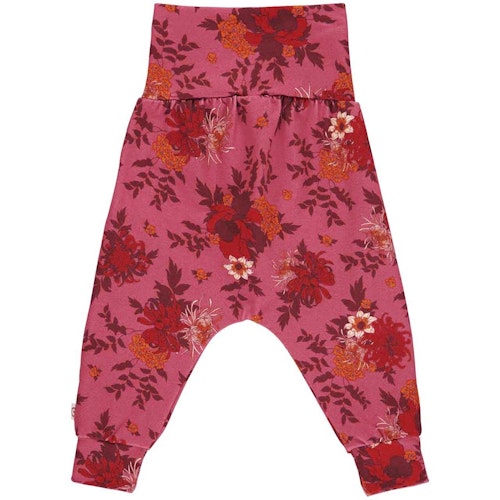 Edle Krabbelhose Schleife Blumen