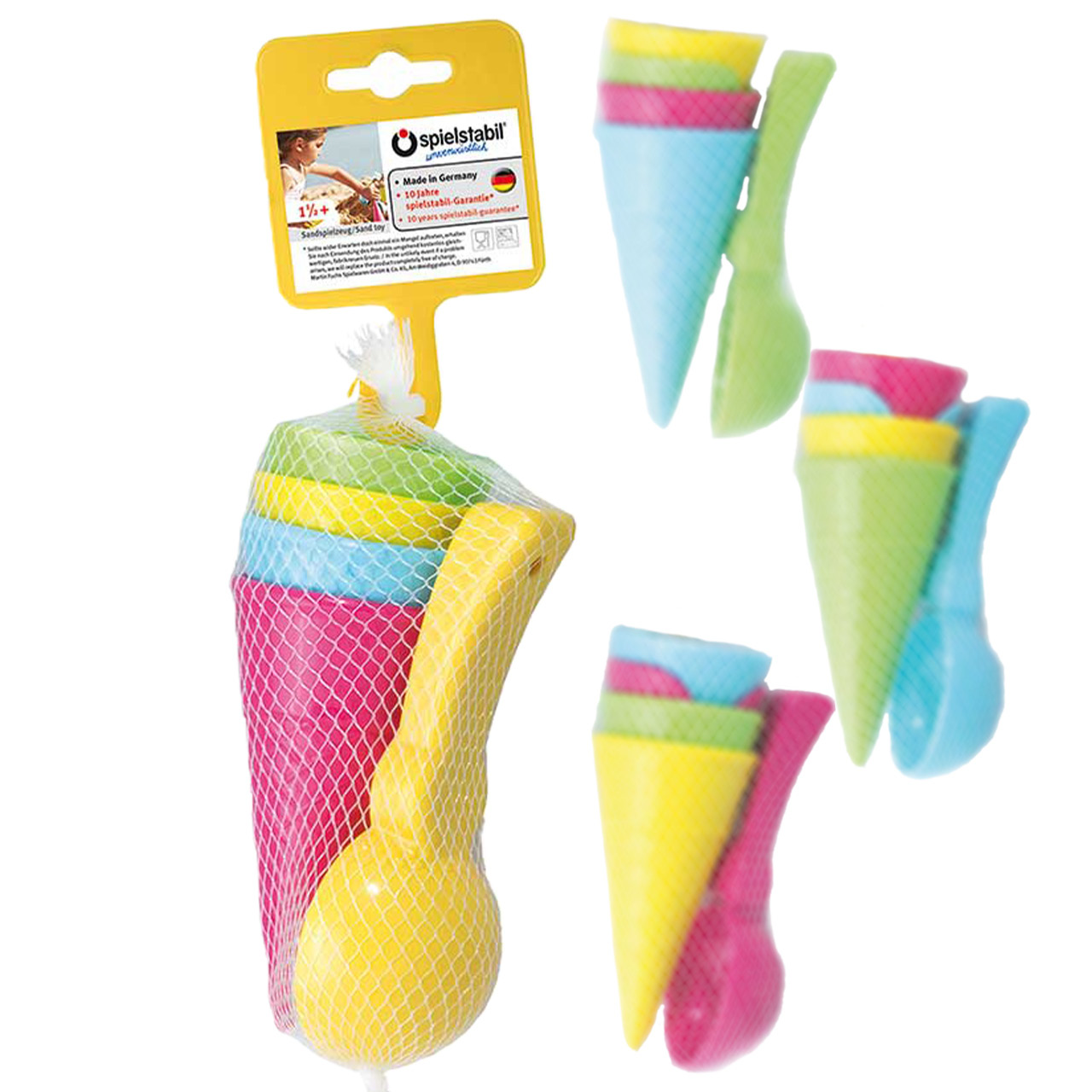 Eis-Duo - 4 Hörnchen und 1 Portionierer