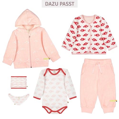 Gestreifte Wendejacke
