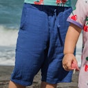 Vorschaubild Knielange Musselin Shorts