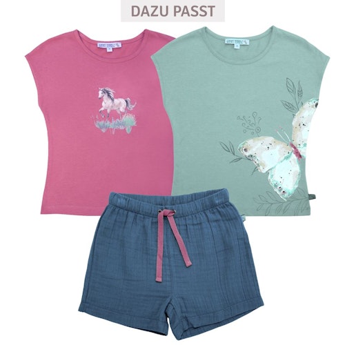 Kurze leichte Musselin Shorts