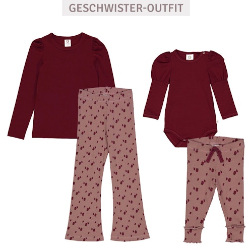 Edles Langarmshirt Puffärmel