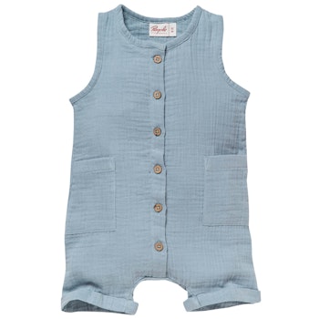 Leichter Beachbody Musselin taubenblau