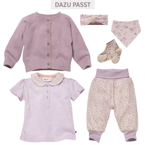 Schickes Blumenkragen T-Shirt