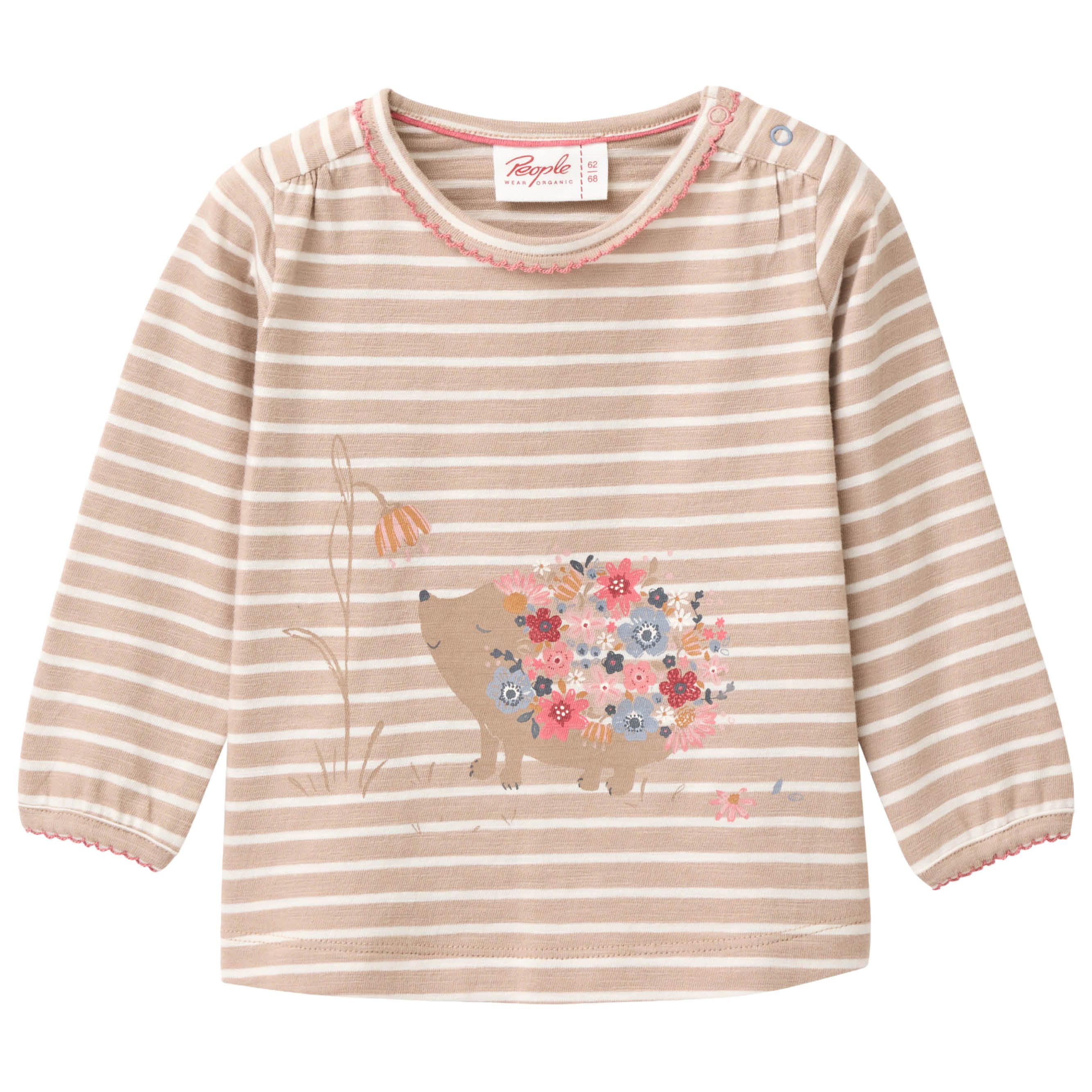 Langarmshirt People Wear Organic Interlock/Jersey Motiv