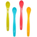 Vorschaubild Babylöffel 4er Set in 4 Farben - PVC & BPA frei