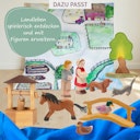 Vorschaubild Kaltblutpferd Holzfigur 12,5 cm