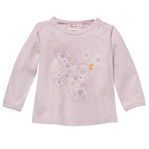 Locker es Langarmshirt Ringel Katze