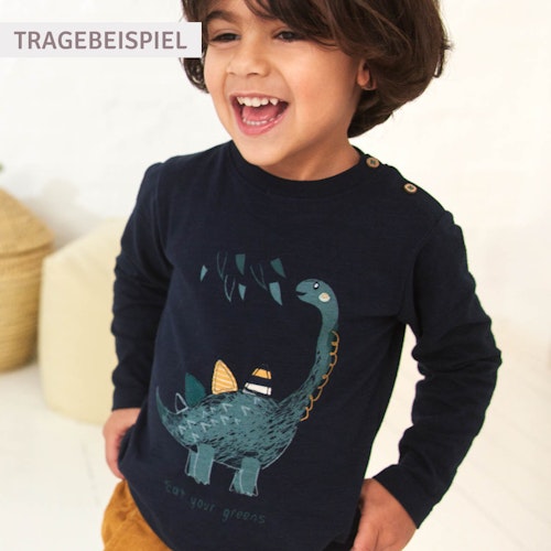 Jersey Langarmshirt Eisbär und Pinguine