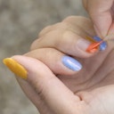 Vorschaubild Kinder Nagellack 3er Set Koralle, Lavendelblau, Gold